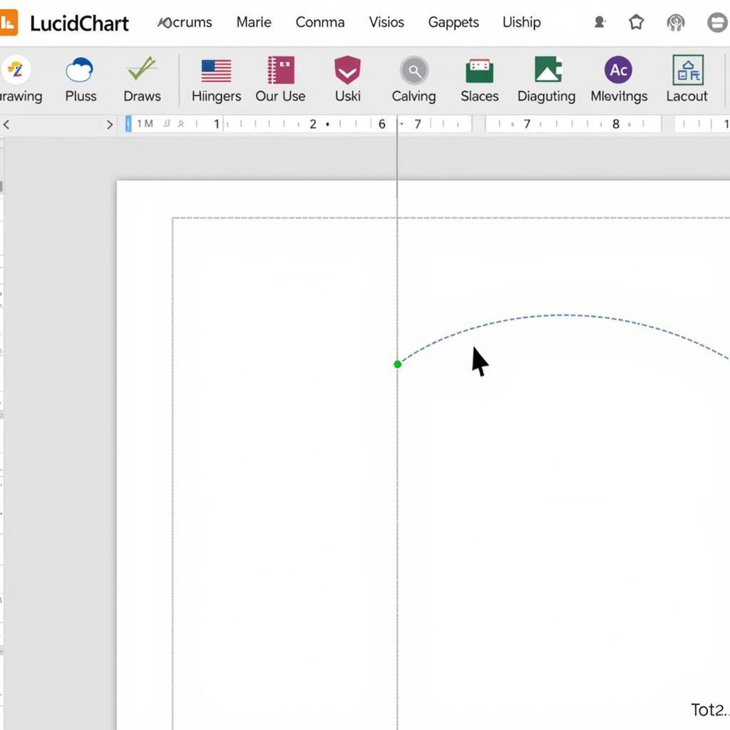 Giao diện Lucidchart