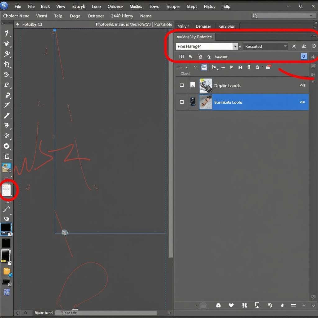 Giao diện Photoshop CS5