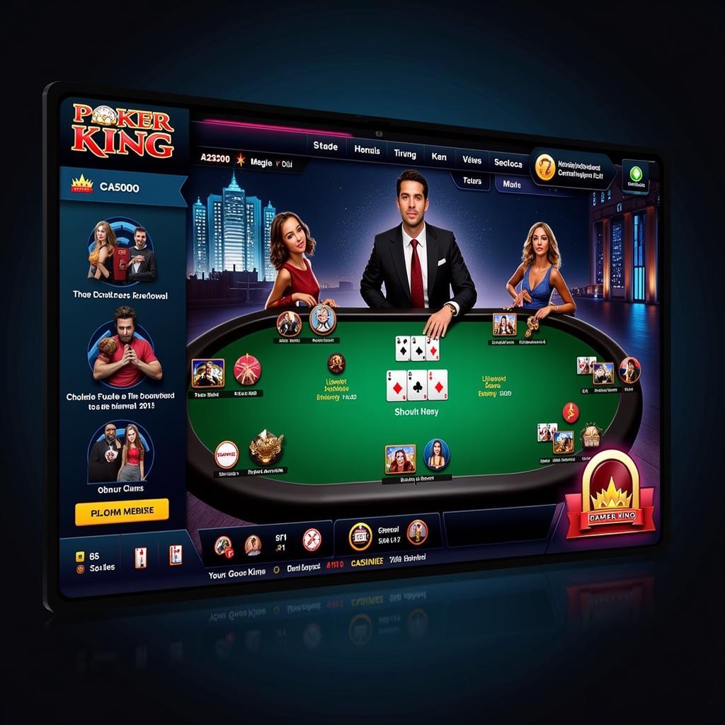 Giao diện Poker King