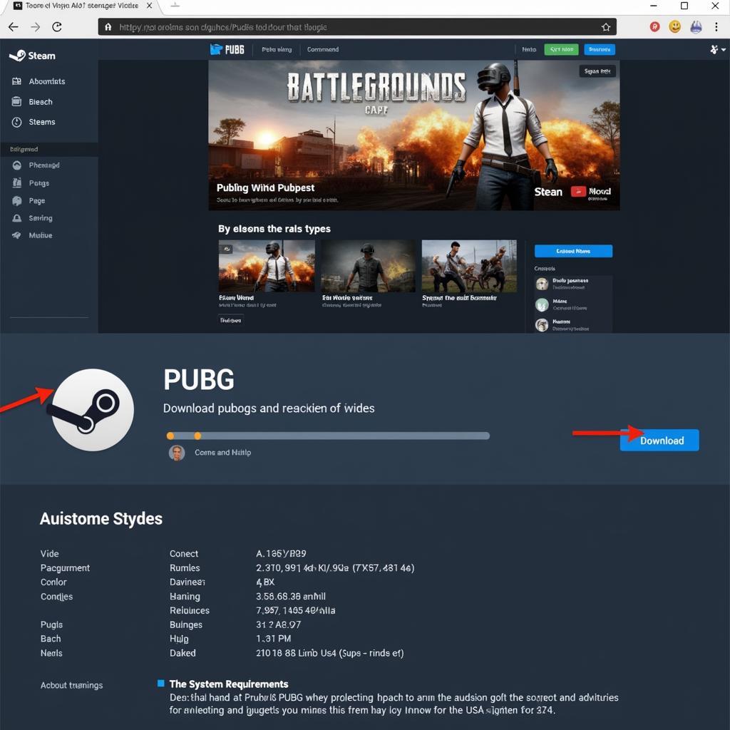 Tải PUBG trên Steam