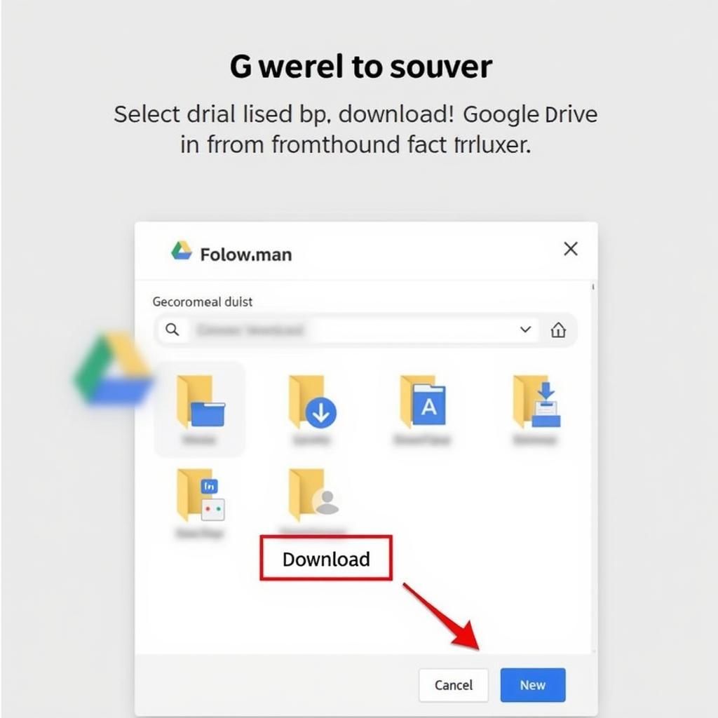 Tải toàn bộ thư mục ảnh từ Google Drive