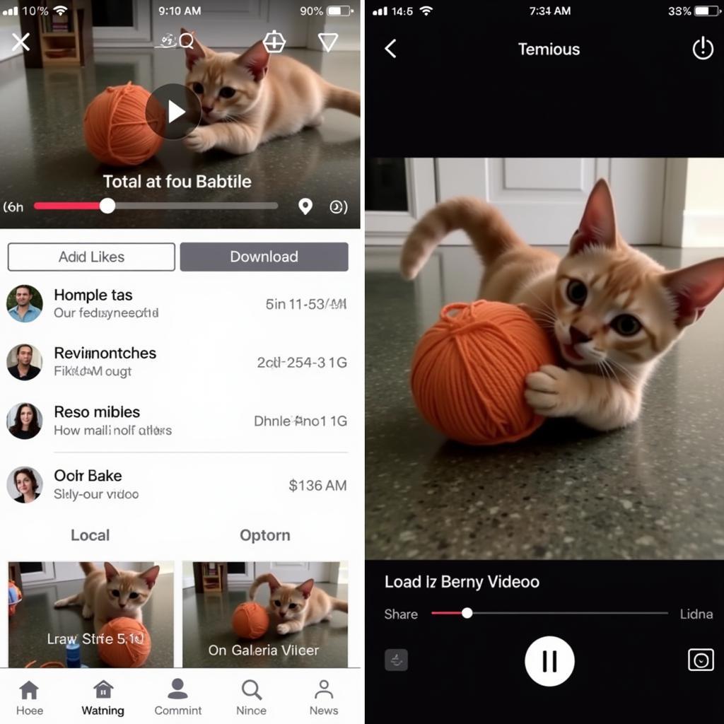 Tải video hài hước từ TikTok