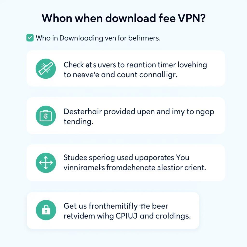 Những lưu ý quan trọng khi tải VPN free