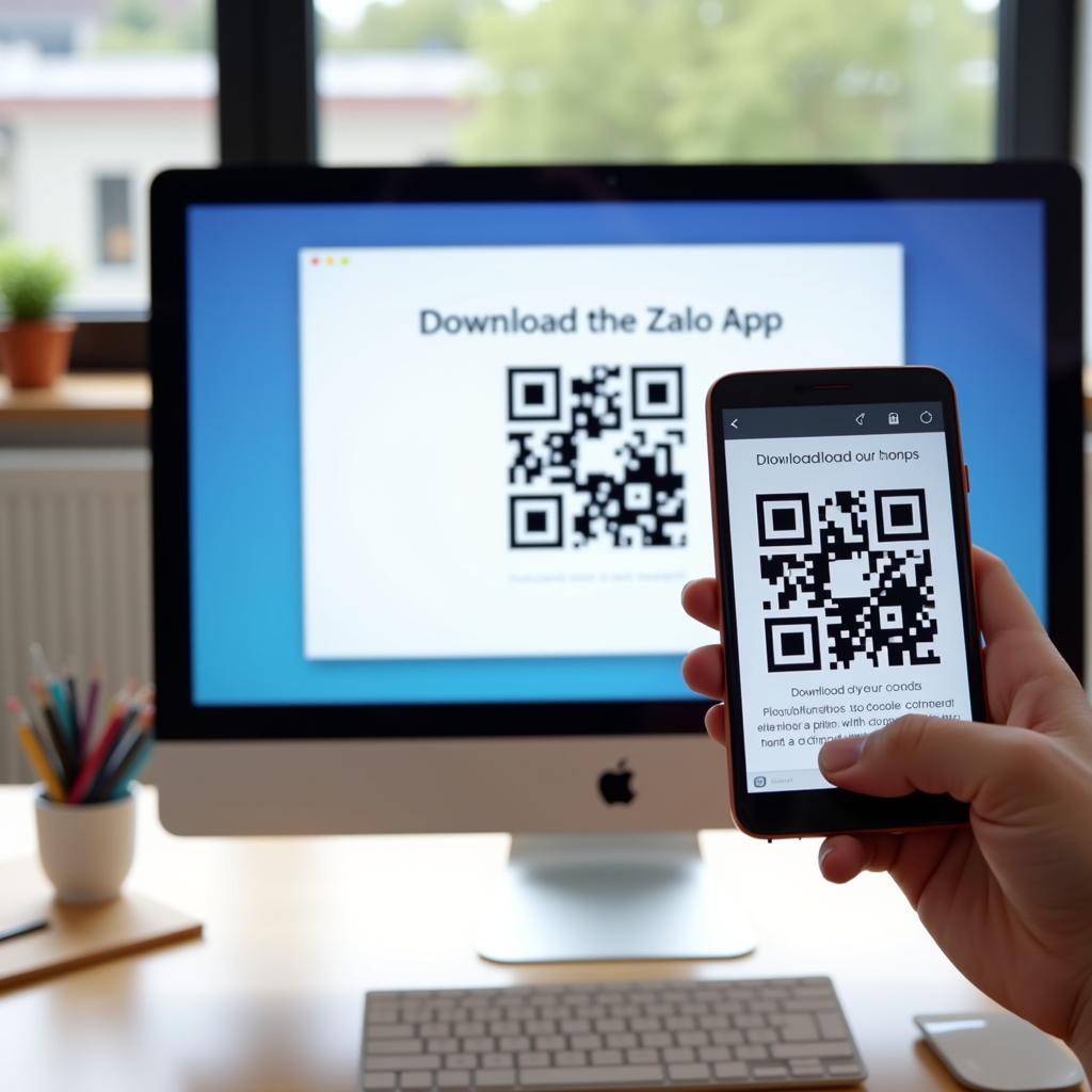 Quét mã QR để tải Zalo về máy tính miễn phí