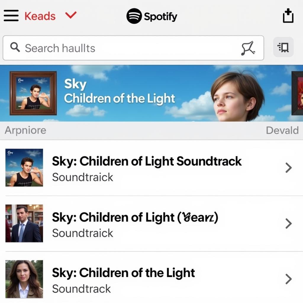 Tìm kiếm nhạc Anh Em Sky Ơi trên Spotify