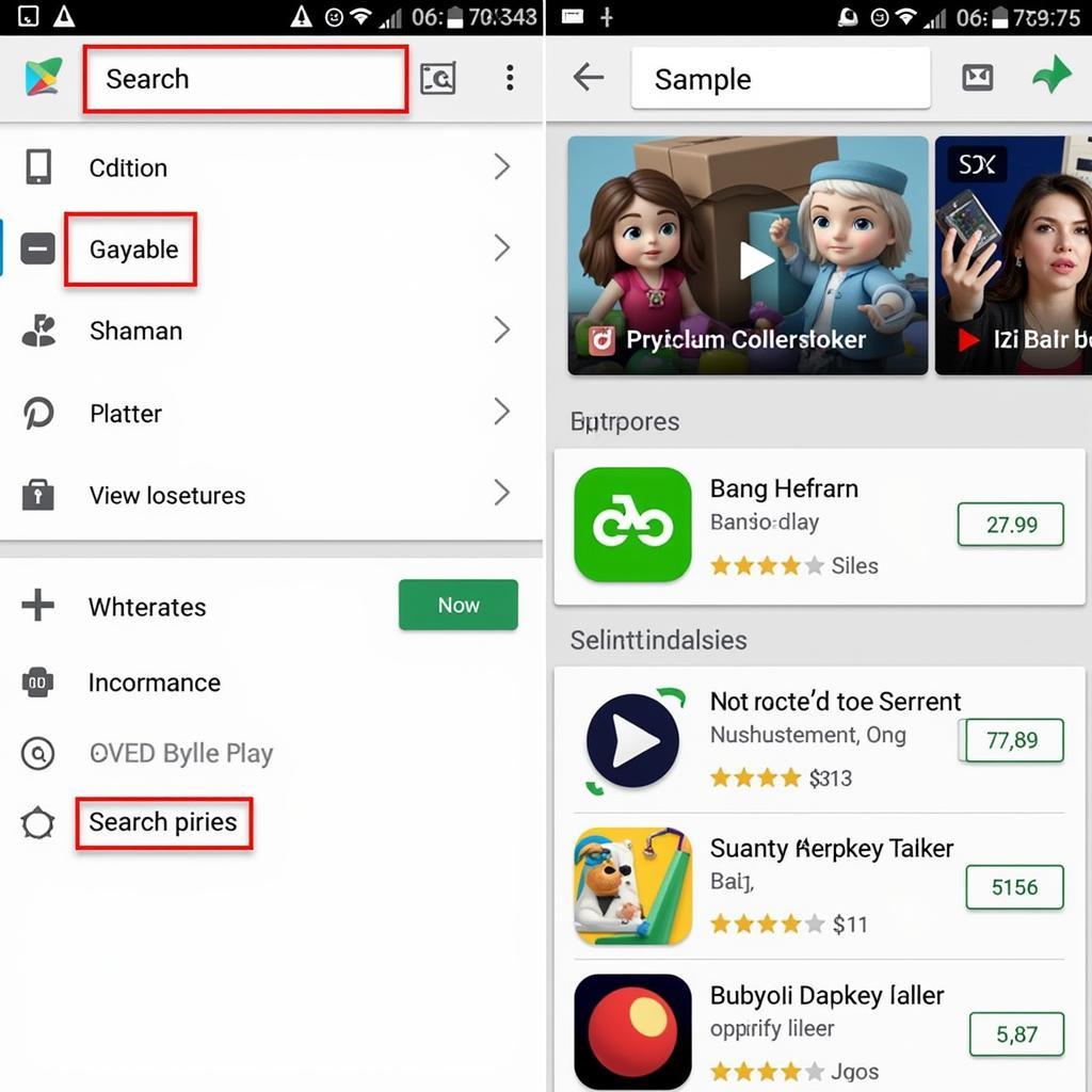 Tìm kiếm ứng dụng trên Google Play