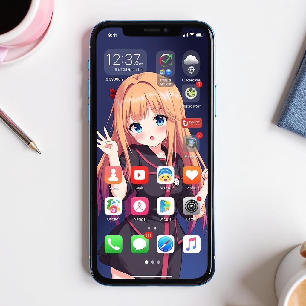 Tối ưu hình anime cute cho điện thoại