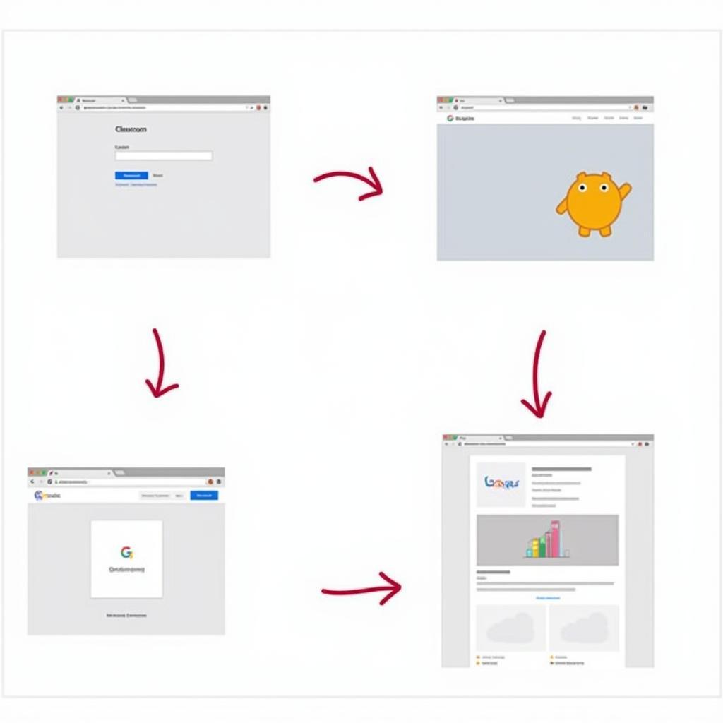 Truy cập Google Classroom trên máy tính