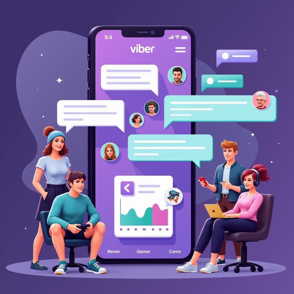 Viber hỗ trợ game thủ tạo nhóm chat thảo luận chiến thuật