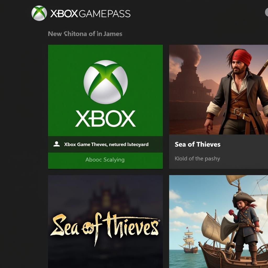 Xbox Game Pass Sea of Thieves