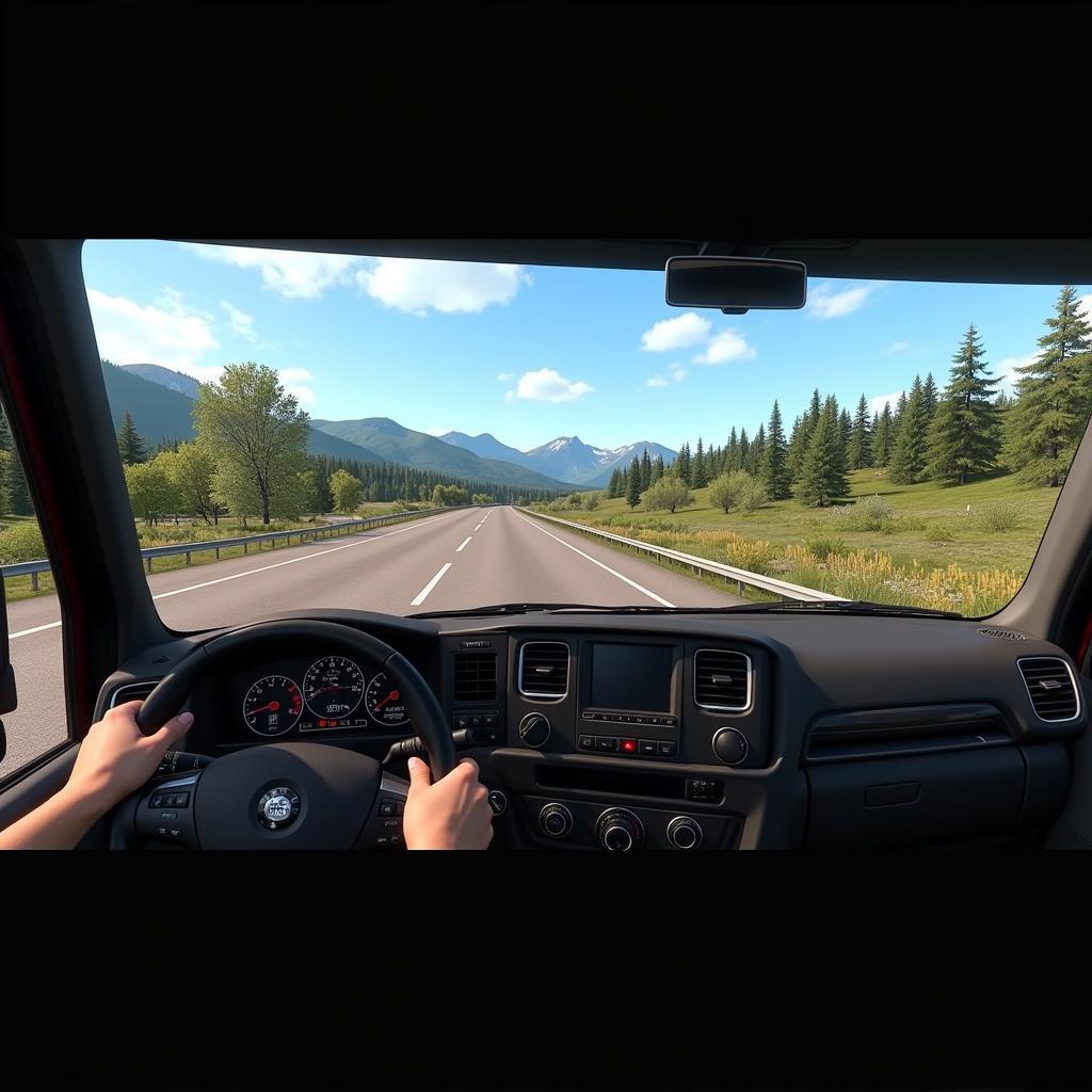 Hình ảnh xe ô tô tải trong Euro Truck Simulator 2