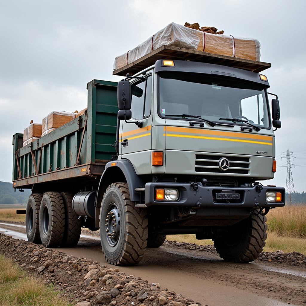 Xe tải Kamaz 43118 chassis 13.4 tấn vận chuyển