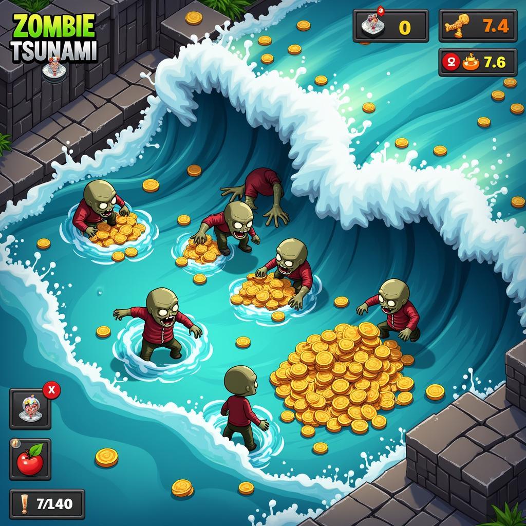 Zombie Tsunami: Chinh phục thử thách