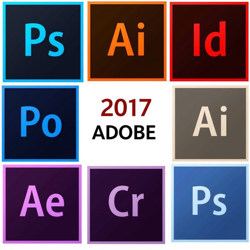 Các ứng dụng trong Adobe CC 2017