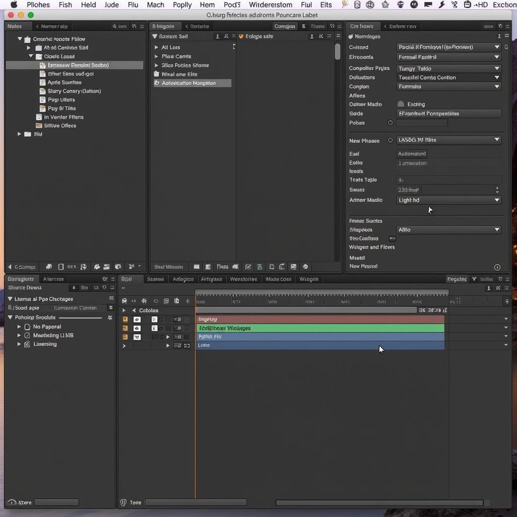 Giao diện After Effects