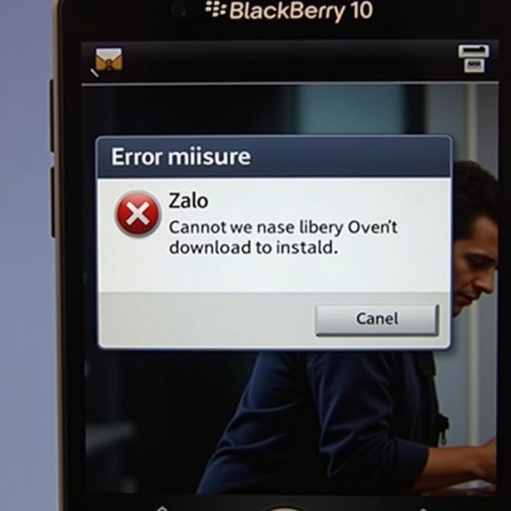 BlackBerry 10 không tải được Zalo