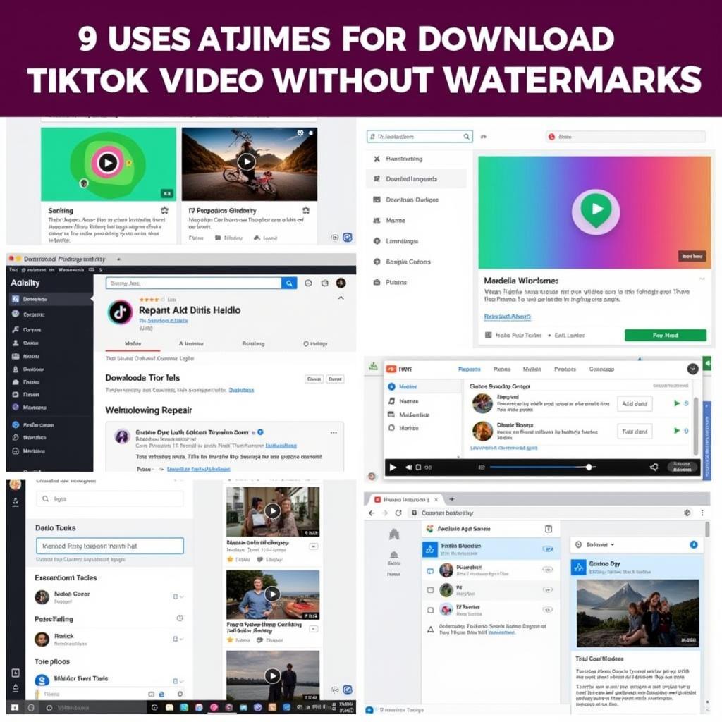 Các công cụ tải video Tiktok không logo