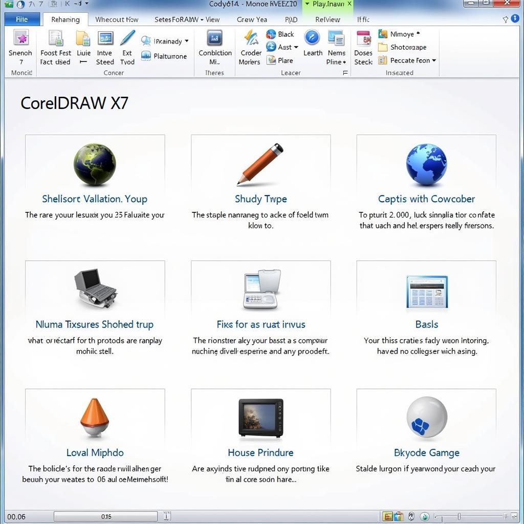 Giao diện CorelDRAW X7