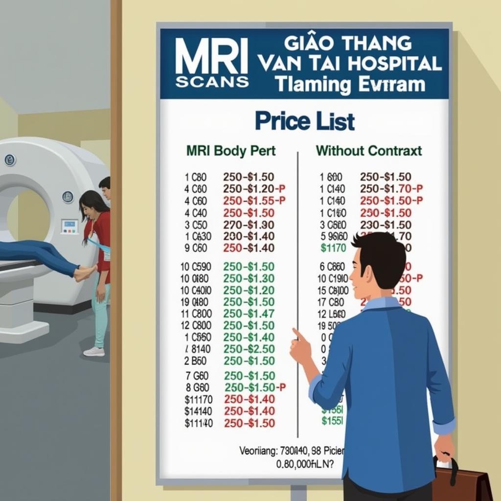 Chi phí chụp MRI tại Bệnh viện Giao Thông Vận Tải