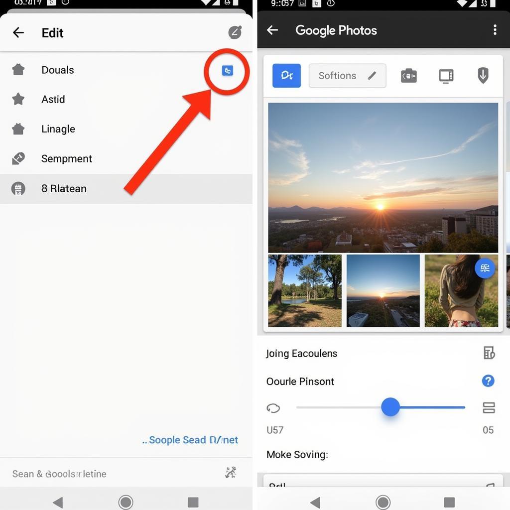 Chỉnh sửa ảnh trên Google Photos