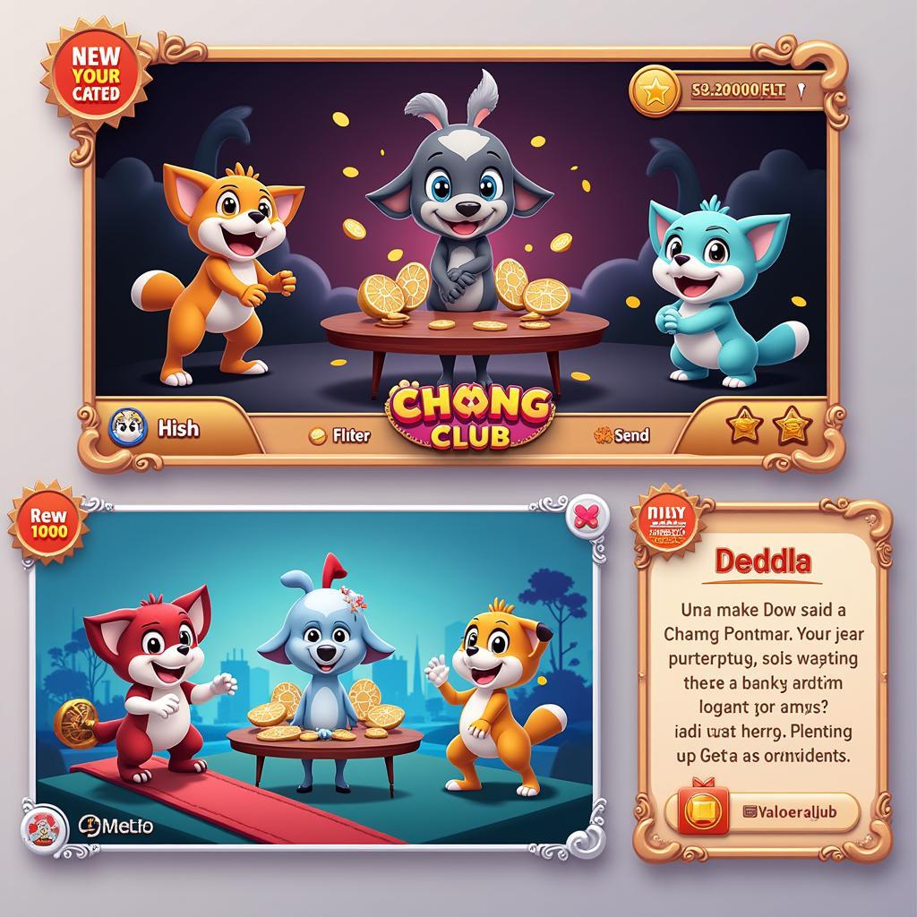 Giao diện game Choáng Club APK