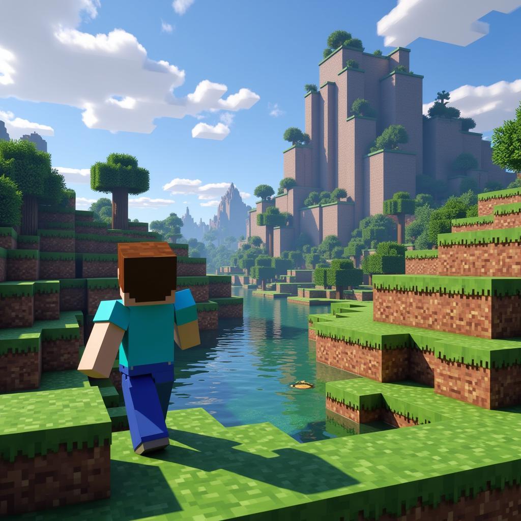 Chơi game Minecraft không cần tải trên trình duyệt