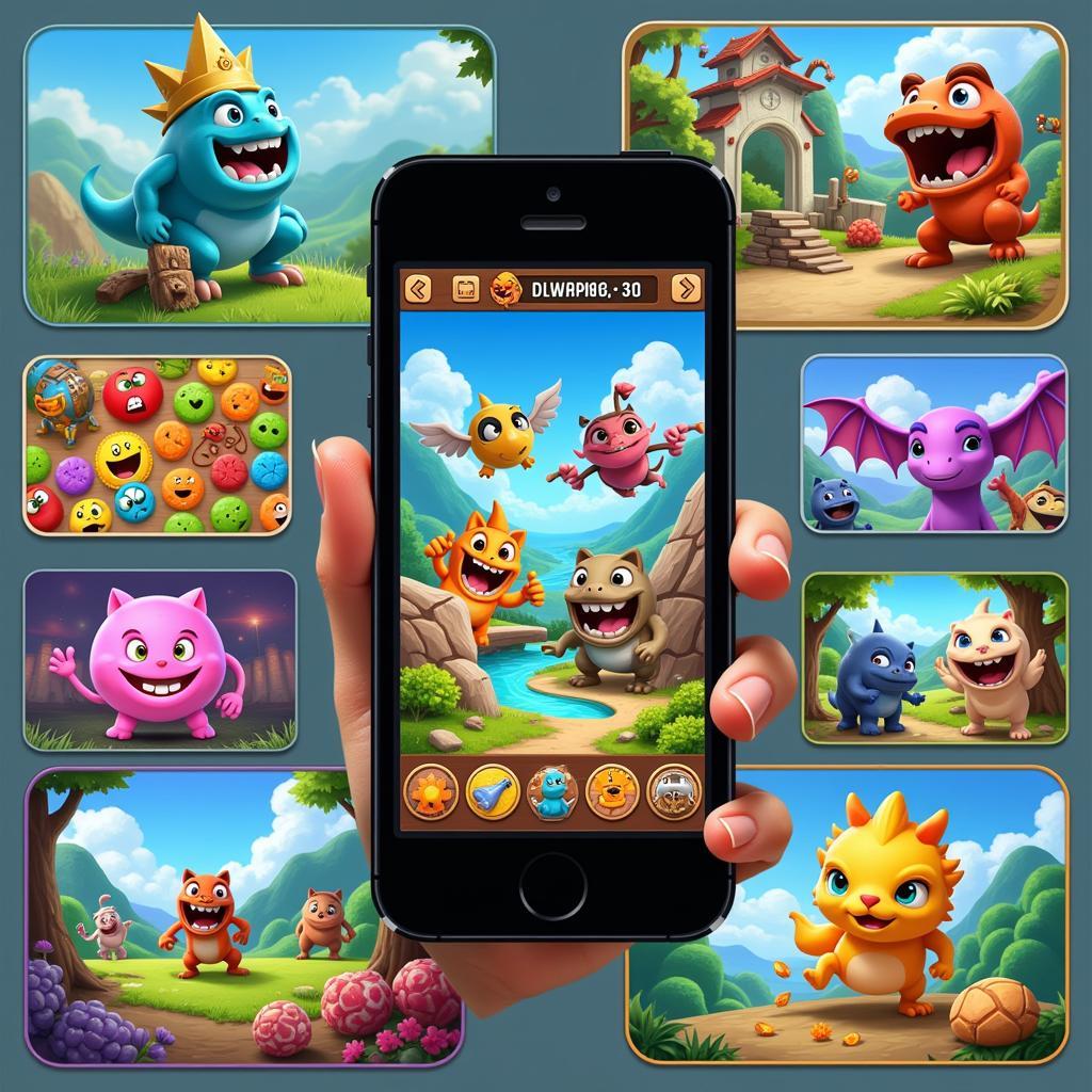 Game ít dung lượng miễn phí trên điện thoại