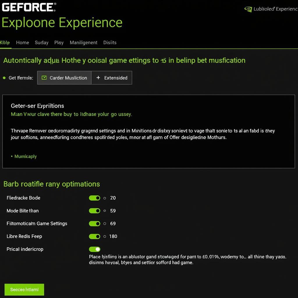 GeForce Experience tối ưu hóa cài đặt game