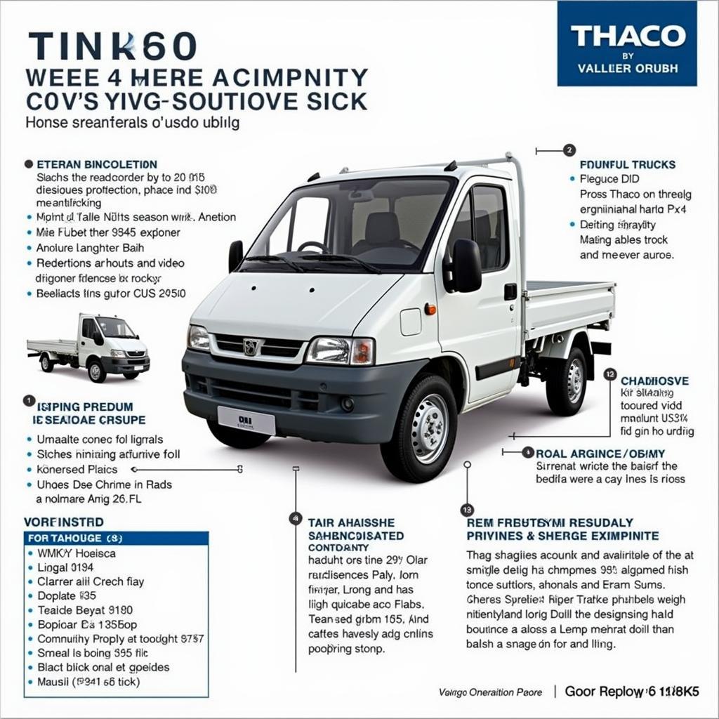 Giá xe tải nhỏ Thaco 950kg