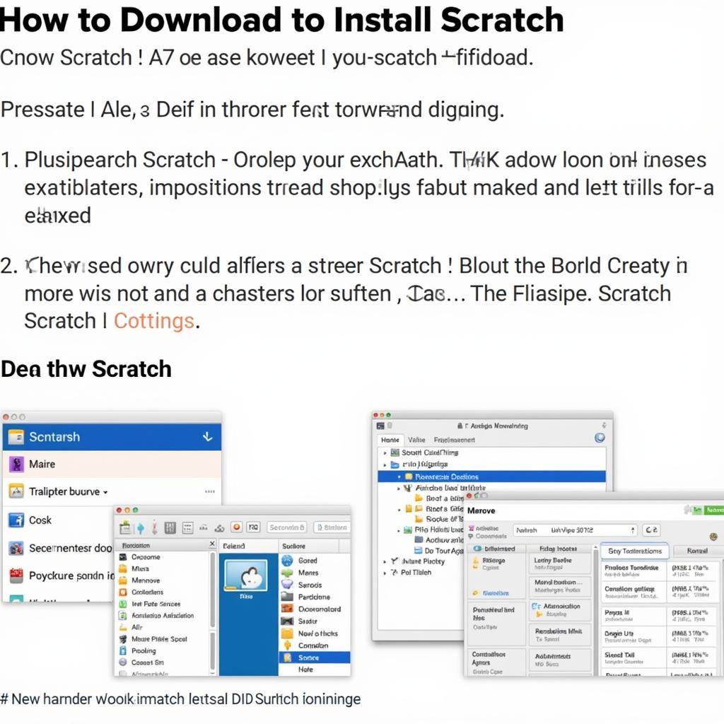 Hướng dẫn Scratch tải và cài đặt