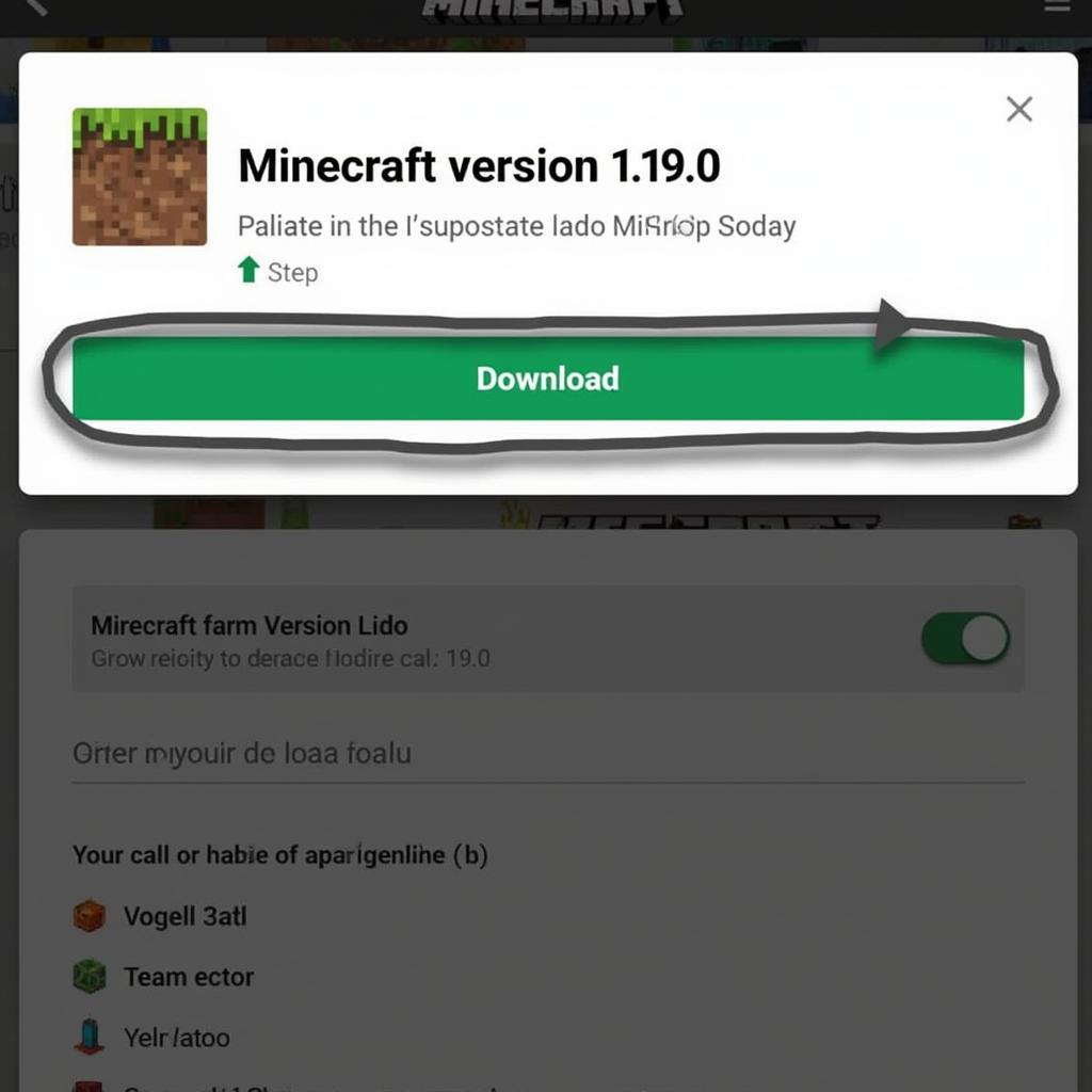 Hướng dẫn chi tiết tải Minecraft 1.19.0