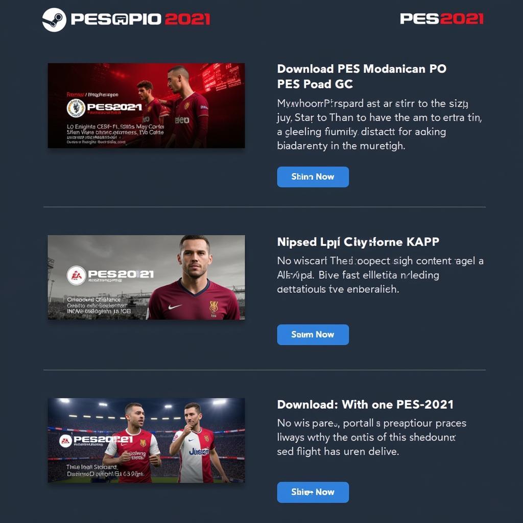 Hướng dẫn tải PES 2021 trên PC