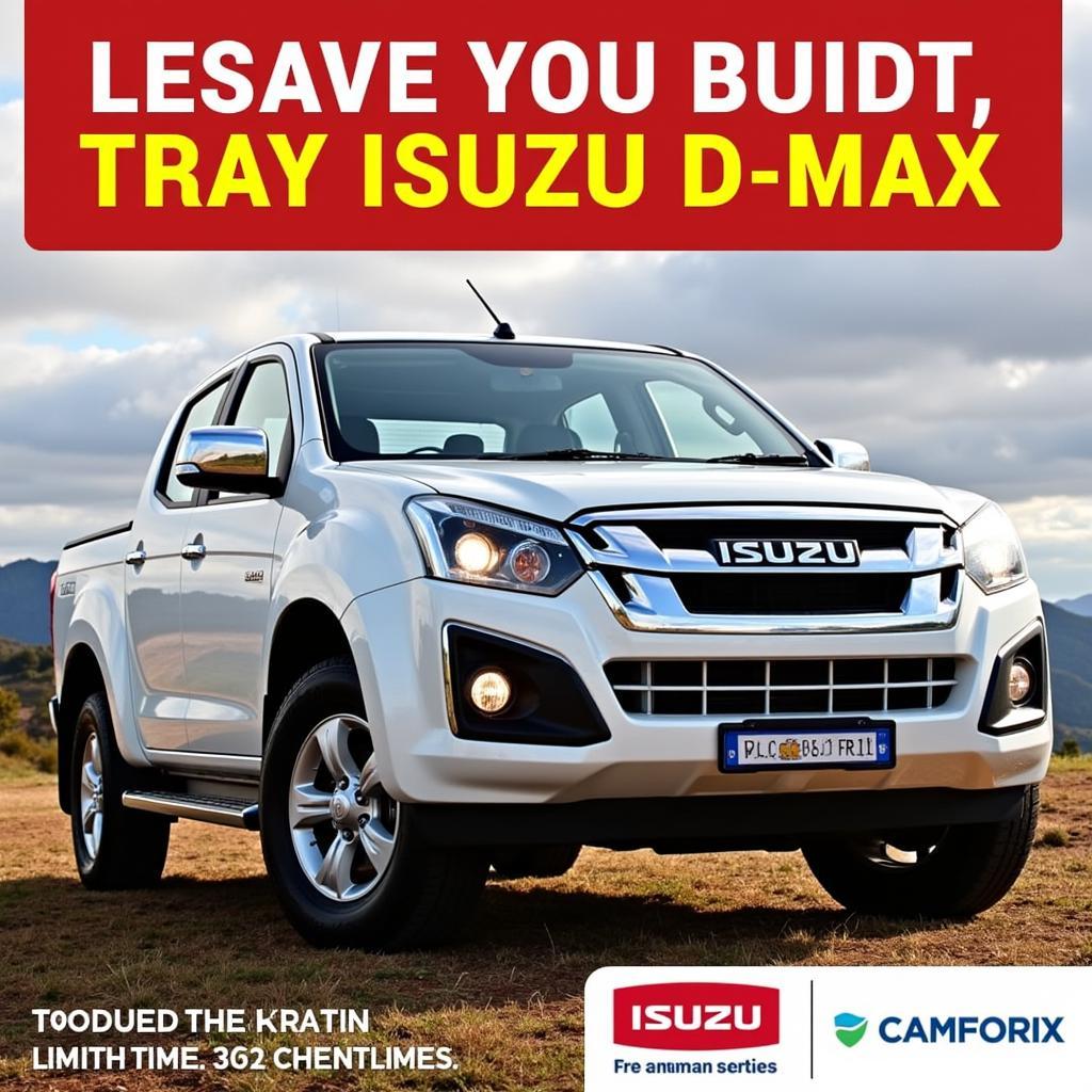 Khuyến mãi xe bán tải Isuzu