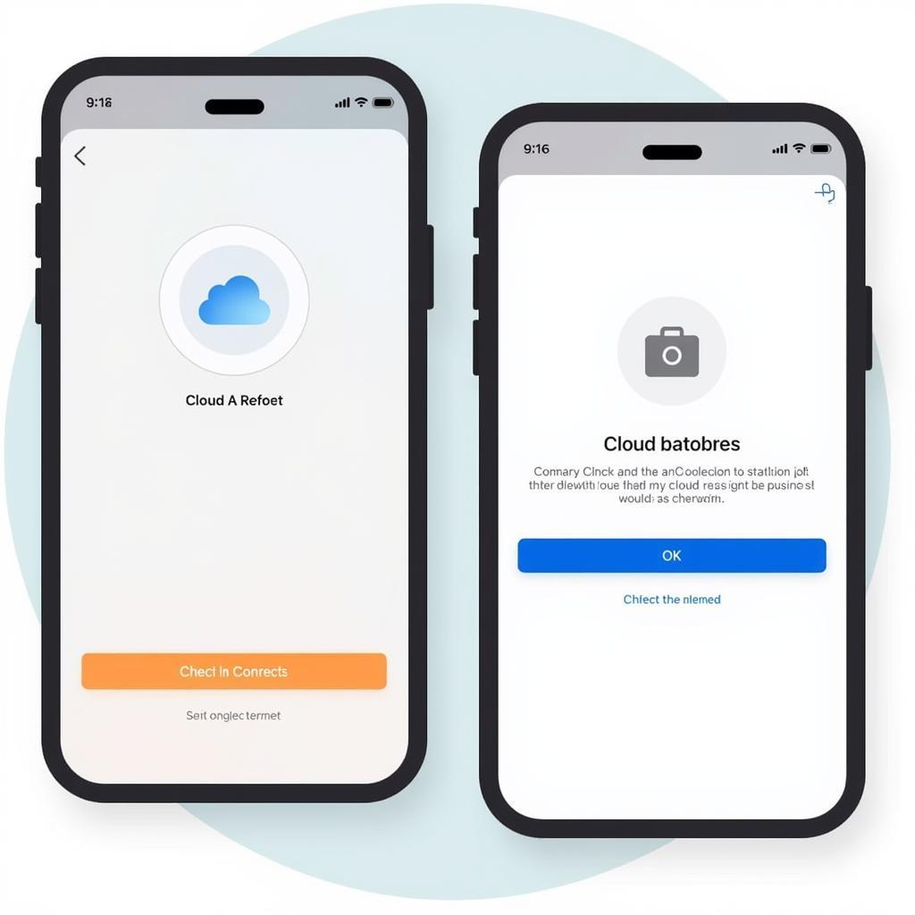 Kiểm tra kết nối mạng và dung lượng iCloud