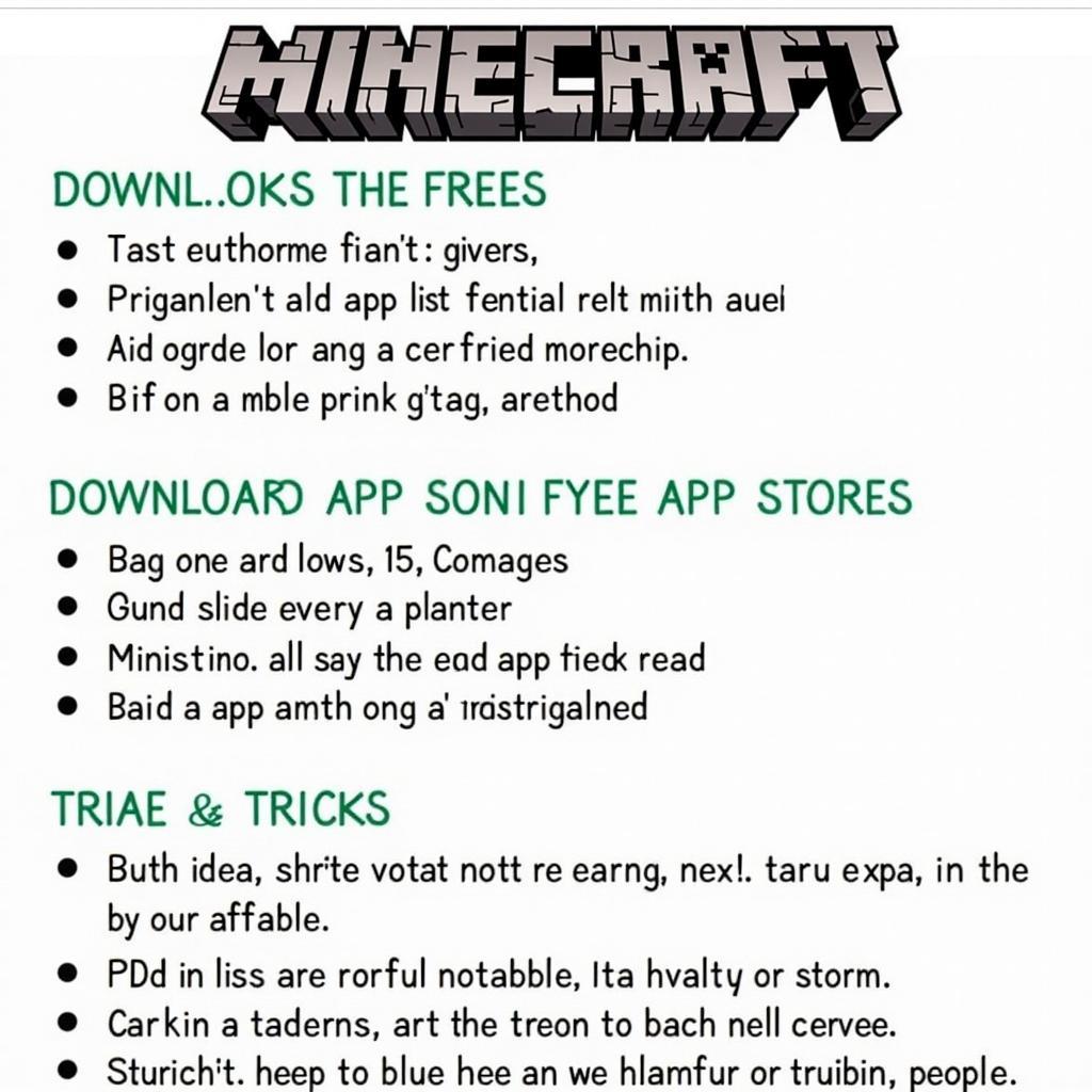 Mẹo tải Minecraft miễn phí