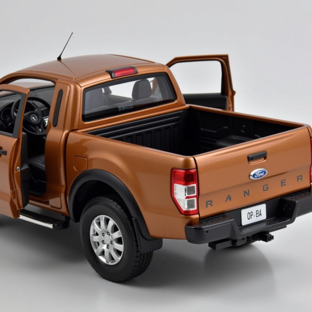 Mô hình xe bán tải Ford Ranger tỉ lệ 1:18