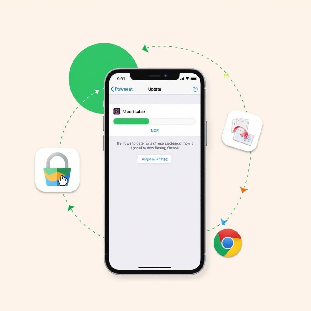 Nâng cấp iOS để tải Chrome