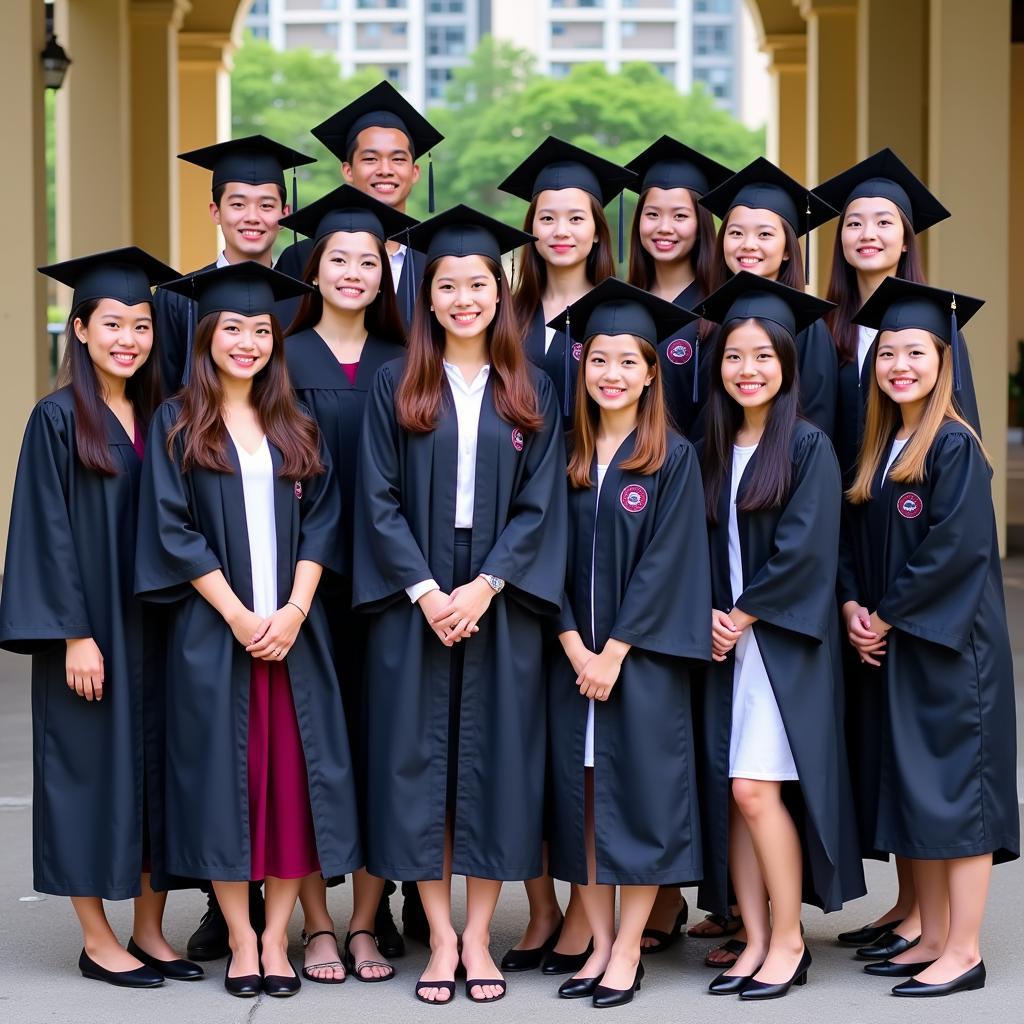 Graduating students of Cao Dang Giao Thong Van Tai 3