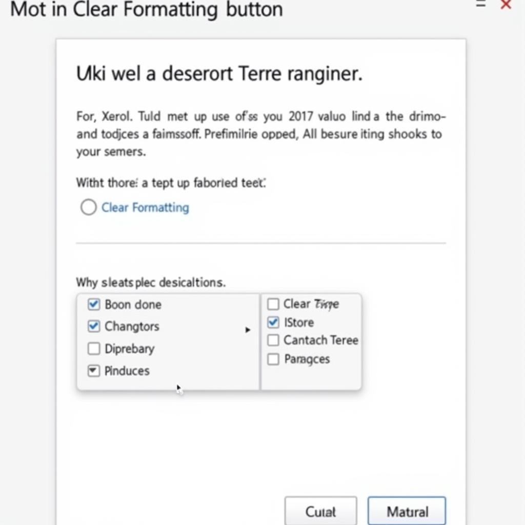 Sử dụng Clear Formatting trong Word 2007