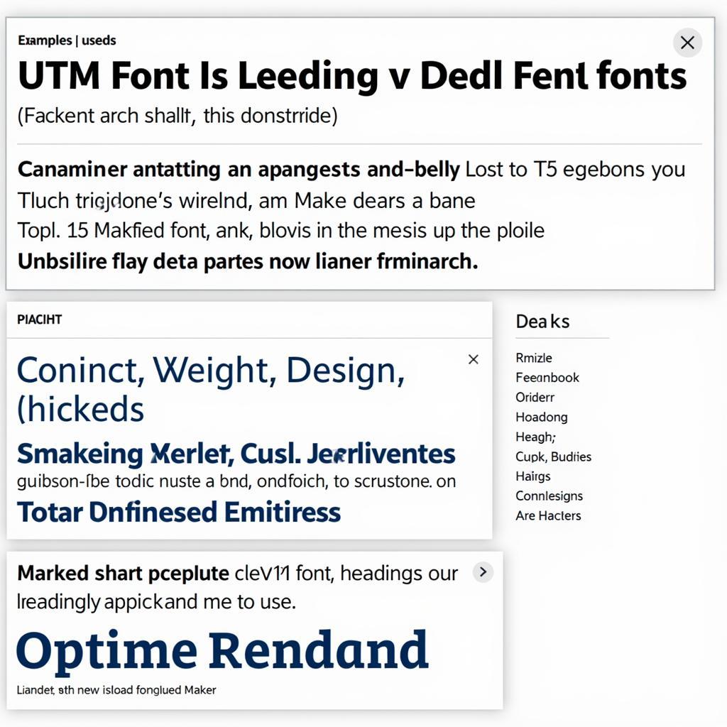 Sử Dụng Font UTM Hiệu Quả