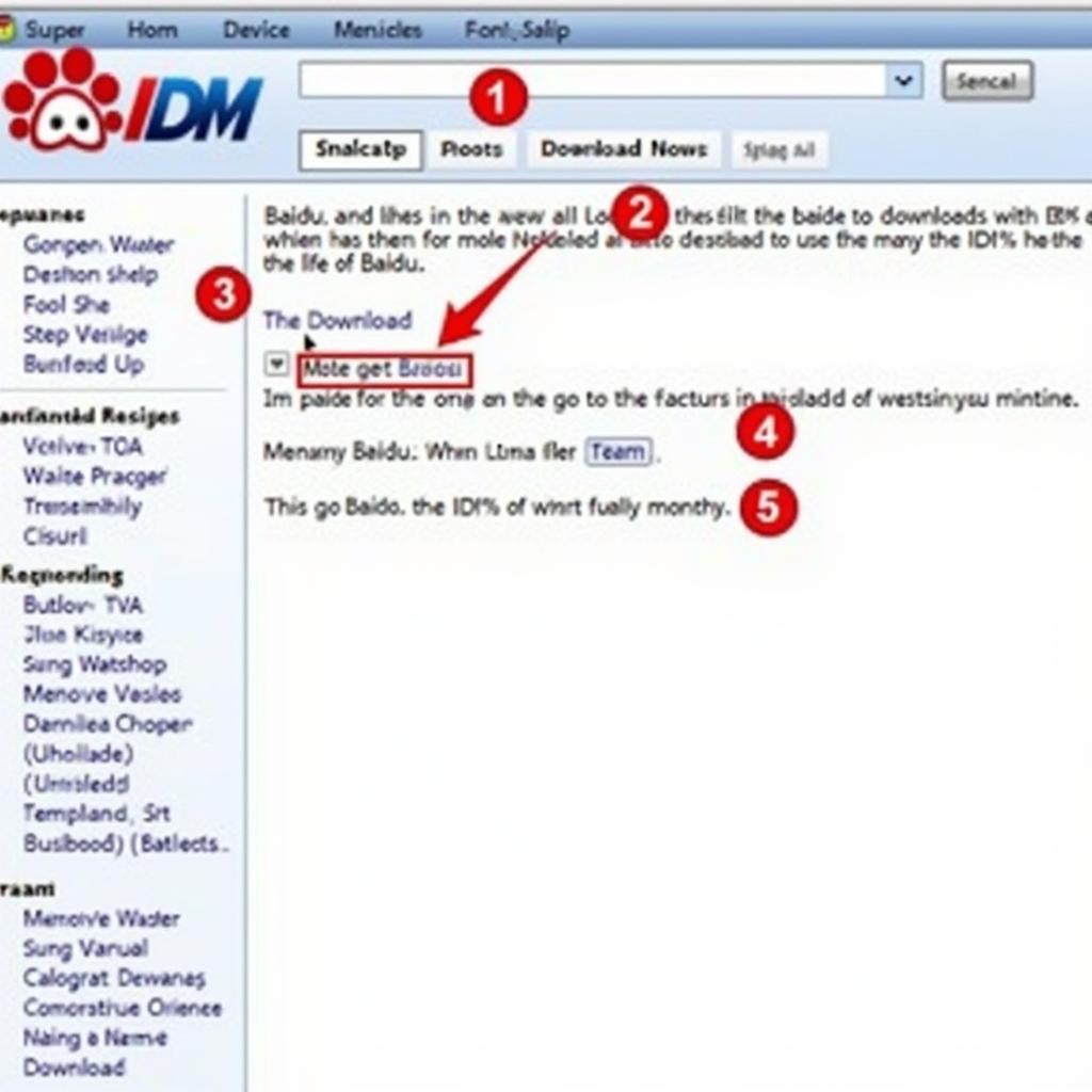 Sử Dụng IDM Tải File Baidu