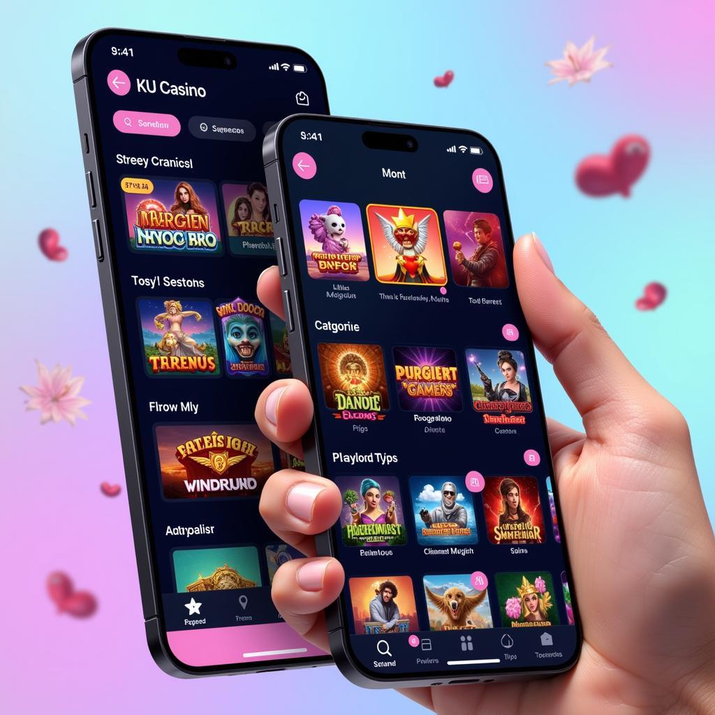 Giao diện app KU Casino