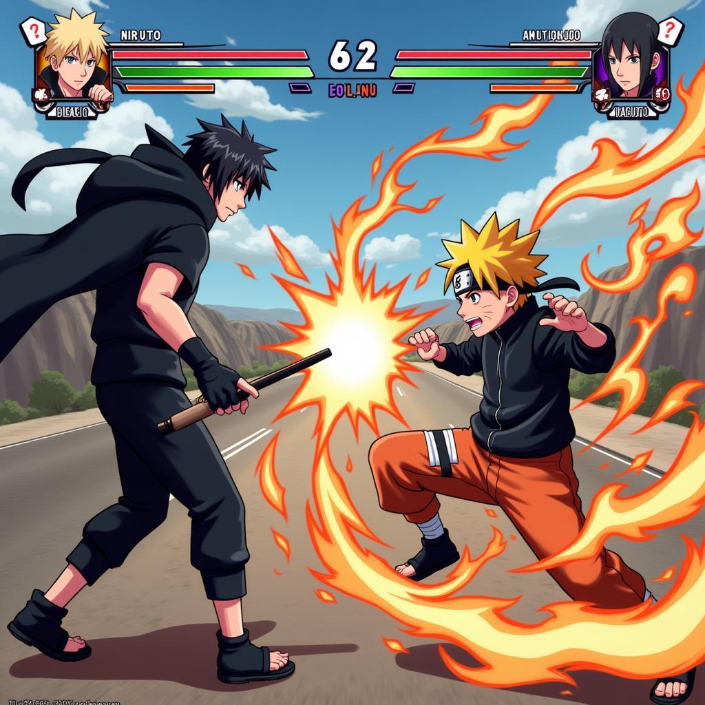 Bleach vs Naruto: Naruto vs Ichigo Battle