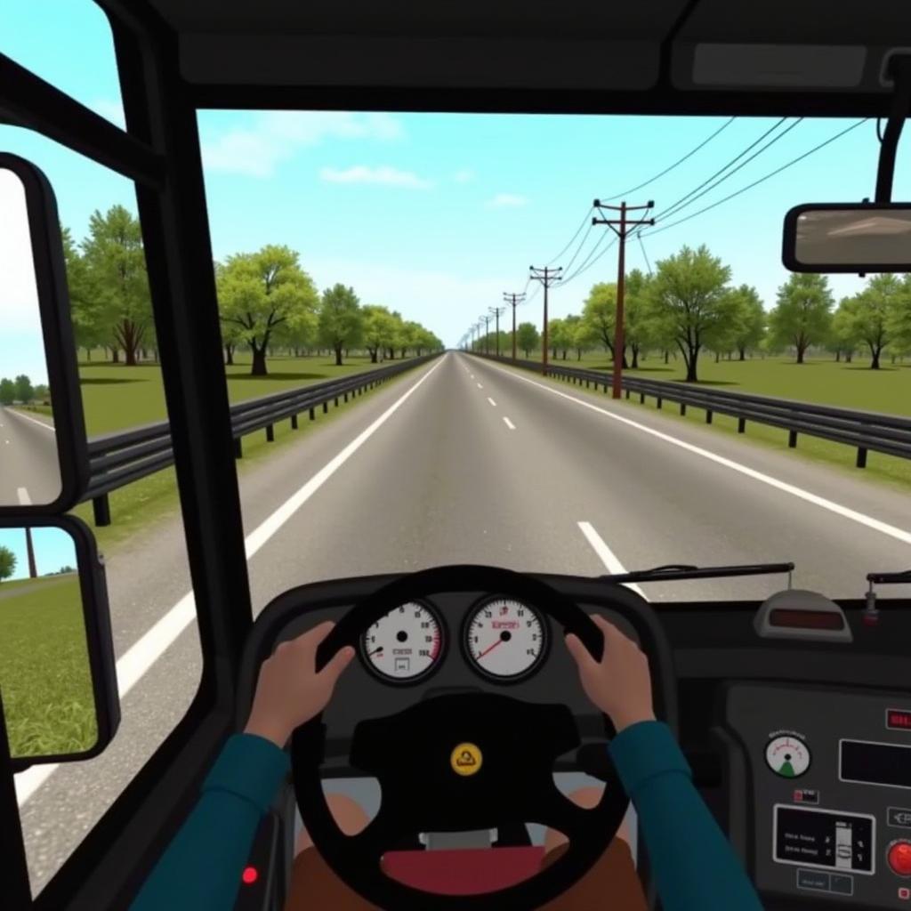 Gameplay Bus Simulator Vietnam trên iOS