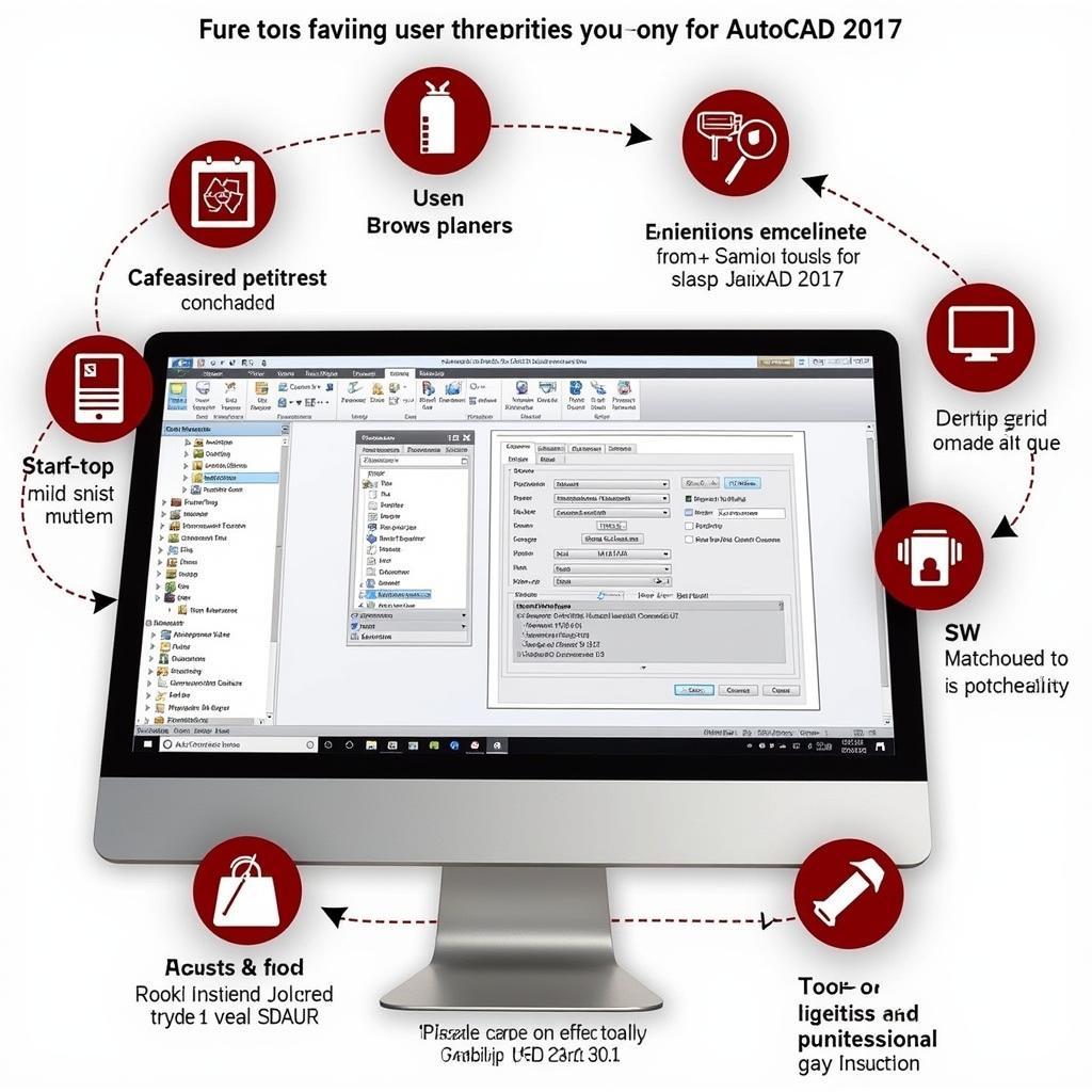 Giao diện AutoCAD 2017