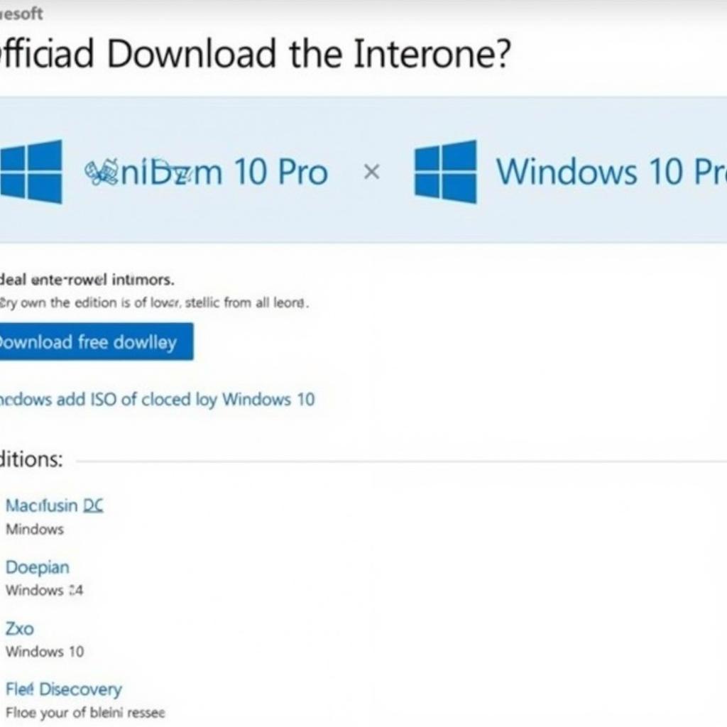 Tải File ISO Win 10 Chính Thức từ Microsoft