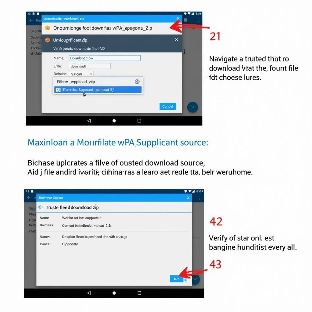 Tải file wpa_supplicant.zip trên Android