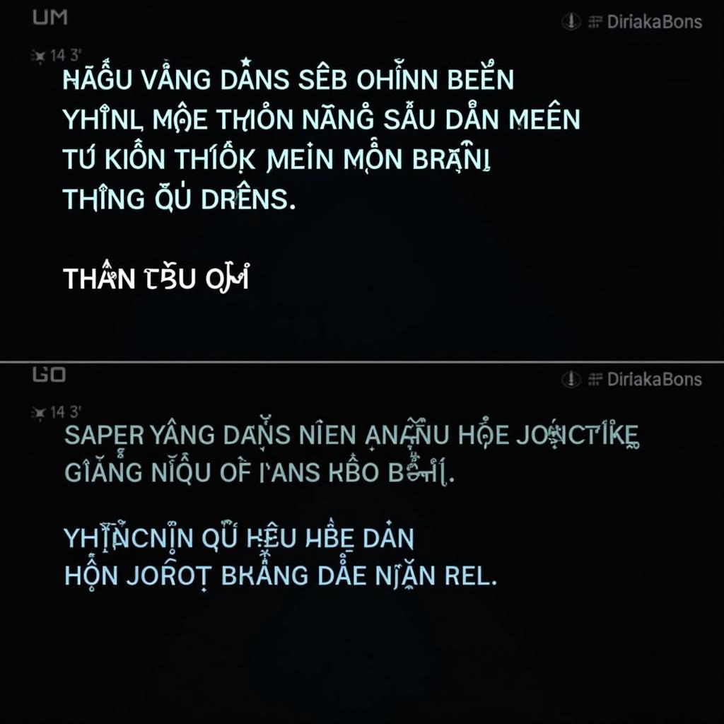 Lỗi font chữ tiếng Việt trong game