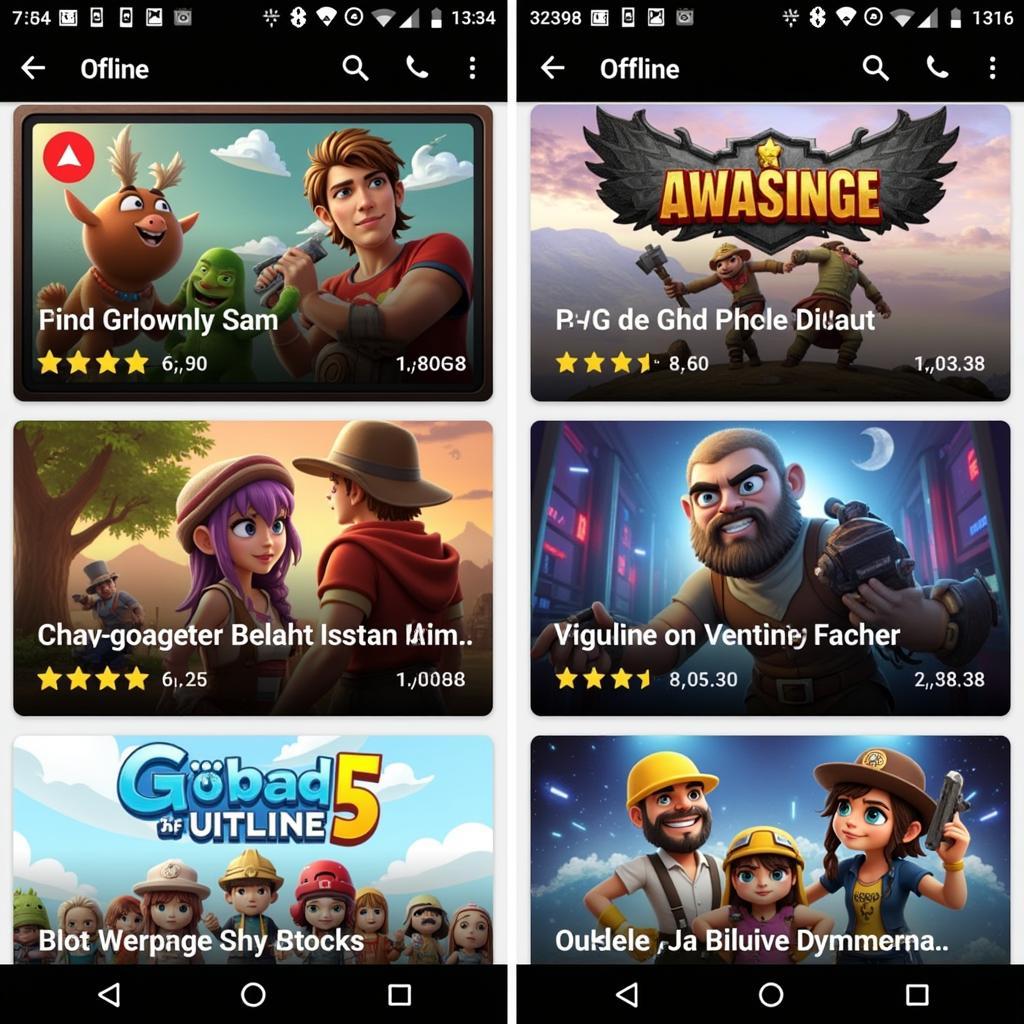 Tải game offline cho Android