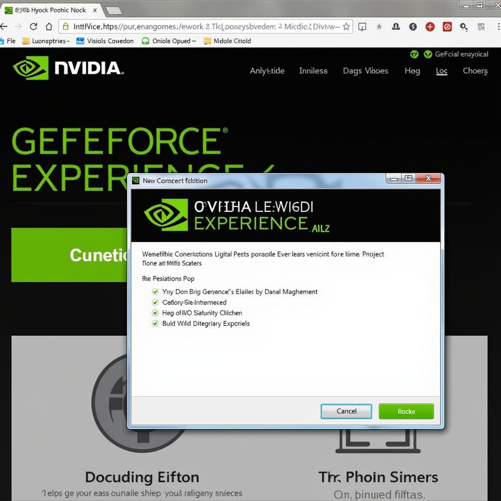 Tải GeForce Experience từ trang chủ NVIDIA